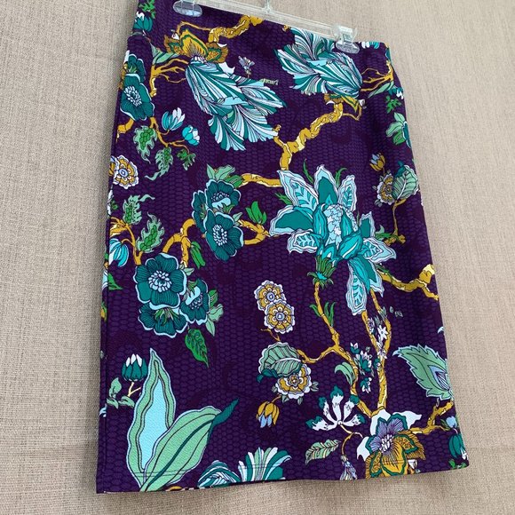 LuLaRoe Floral Midi Skirt